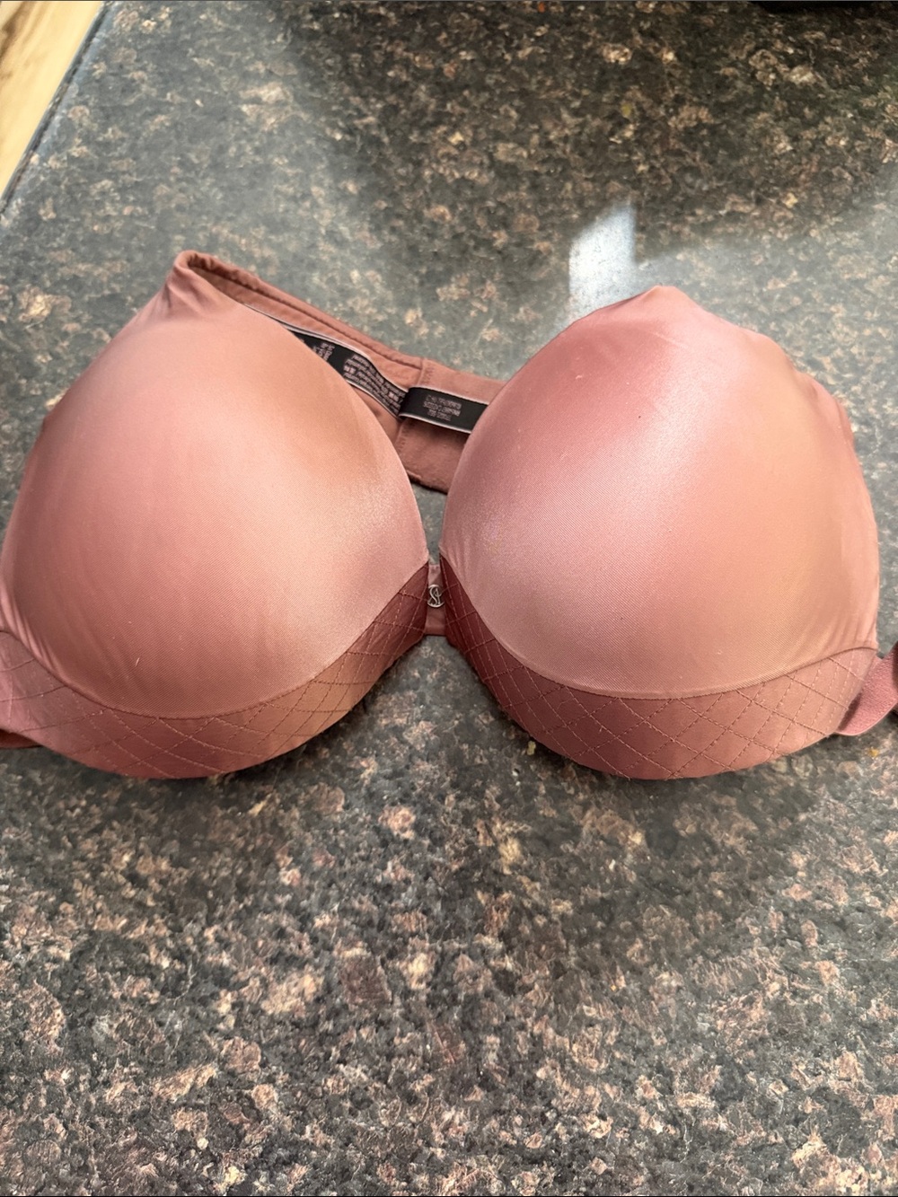 Mauve T-Shirt Bra with Quilted Band - Women Intimates